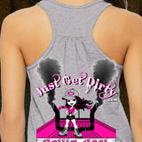 Women's Just Get Dirty Rollin Coal Flowy Tank