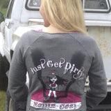 Women's Just Get Dirty Rollin' Coal Scoop Neck Sweatshirt