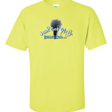 Just Get Dirty Rollin' Coal T-Shirt: Gray, Safety Green