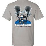 Just Get Dirty Rollin' Coal T-Shirt: Gray, Safety Green