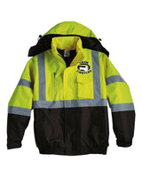 
              Plow Truck Mid-Weight Bomber Jacket Safety Green
            
