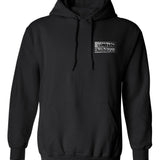 Snow Fighters USA Hoodie: Black, Safety Orange