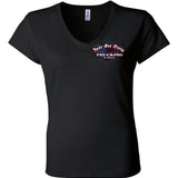 Women's Just Get Dirty Trucking for America V-Neck